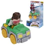 Imagine SPIDEY SI PRIETENII LUI UIMITORI MARVEL SUPER ROLLERS SET FIGURINA DOC OCK CU VEHICUL 5.5CM