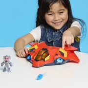 Imagine MARVEL IRON MAN SI PRIETENII SAI UIMITORI SET ARMURA GIGANTICA IRON JET 