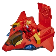 Imagine MARVEL IRON MAN SI PRIETENII SAI UIMITORI SET ARMURA GIGANTICA IRON JET 