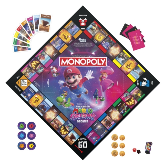 Imagine JOC MONOPOLY SUPER MARIO GALAXY IN LIMBA ENGLEZA 
