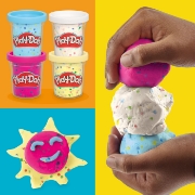 Imagine PLAY DOH SET 4 CUTII PLASTILINA CONFETI 