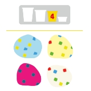 Imagine PLAY DOH SET 4 CUTII PLASTILINA CONFETI 
