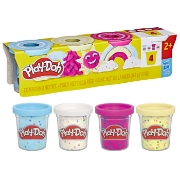 Imagine PLAY DOH SET 4 CUTII PLASTILINA CONFETI 