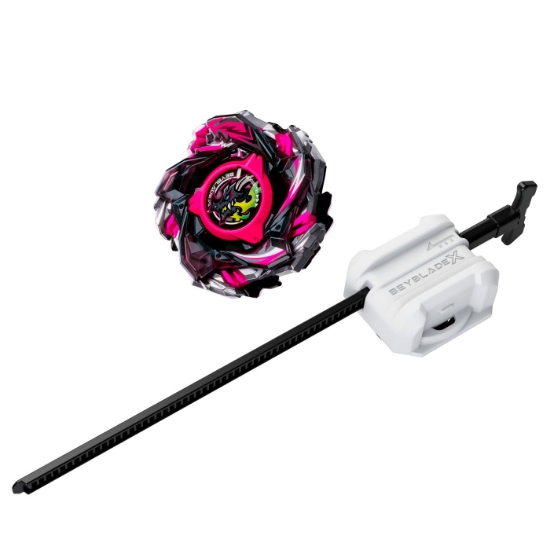Imagine BEYBLADE X SET LANSATOR SI ROATA BLITZ BAHAMUT BK 1-50I