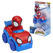 Imagine SPIDEY SI PRIETENII LUI UIMITORI MARVEL SUPER ROLLERS SET FIGURINA SPIDEY CU VEHICUL 5.5CM