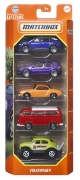 Imagine MATCHBOX SET 5 MASINUTE METALICE MBX VOLKSWAGEN SCARA 1:64