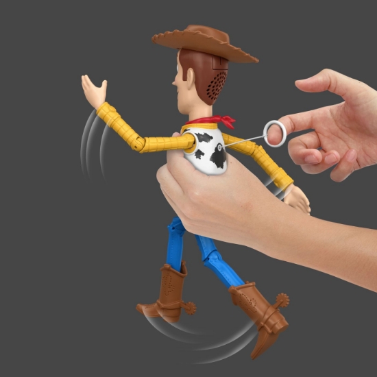 Imagine TOY STORY 5 FIGURINA WOODY ARTICULATA CU SUNETE 30CM