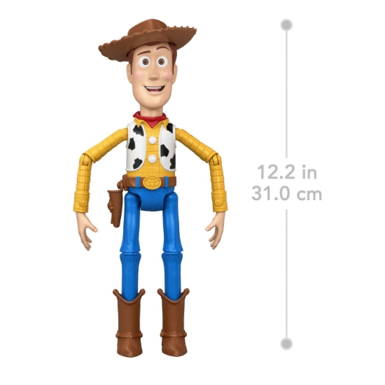 Imagine TOY STORY 5 FIGURINA WOODY ARTICULATA CU SUNETE 30CM