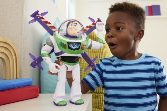 Imagine TOY STORY 5 FIGURINA BUZZ LIGHTYEAR ARTICULATA CU SUNETE 30CM