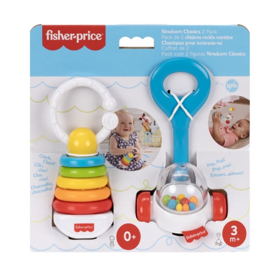 Imagine FISHER PRICE SET 2 JUCARII BEBELUSI