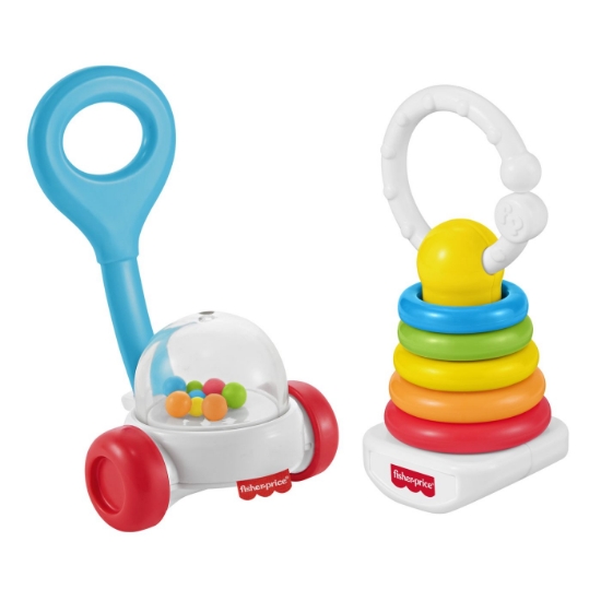 Imagine FISHER PRICE SET 2 JUCARII BEBELUSI