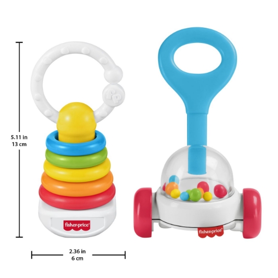 Imagine FISHER PRICE SET 2 JUCARII BEBELUSI