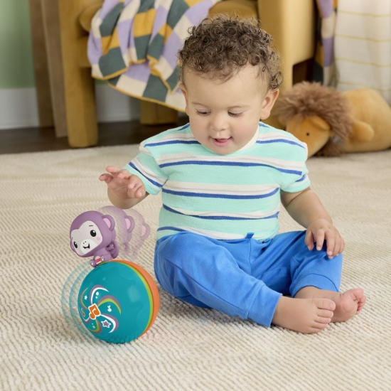 Imagine FISHER PRICE JUCARIE INTERACTIVA MUZICALA MAIMUTICA CU MINGE
