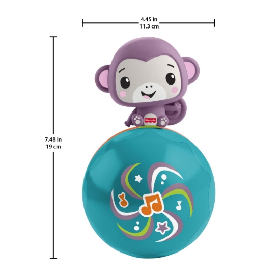 Imagine FISHER PRICE JUCARIE INTERACTIVA MUZICALA MAIMUTICA CU MINGE