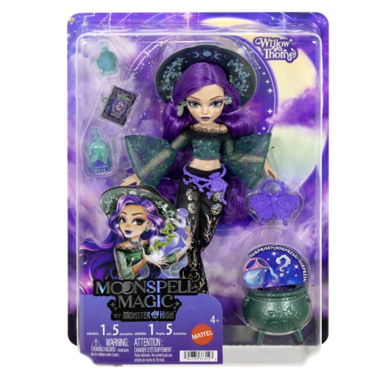 Imagine MONSTER HIGH VRAJA LUNII PAPUSA WILLOW THORNE CU ACCESORII