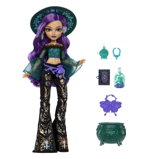 Imagine MONSTER HIGH VRAJA LUNII PAPUSA WILLOW THORNE CU ACCESORII