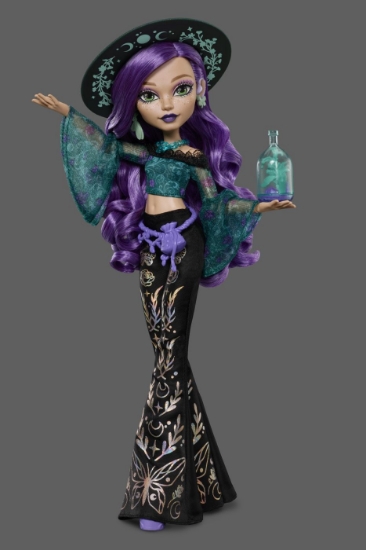 Imagine MONSTER HIGH VRAJA LUNII PAPUSA WILLOW THORNE CU ACCESORII