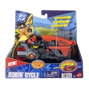 Imagine DC SET FIGURINA ROBIN SI MOTOCICLETA CU ACCESORII