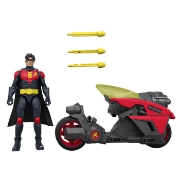 Imagine DC SET FIGURINA ROBIN SI MOTOCICLETA CU ACCESORII