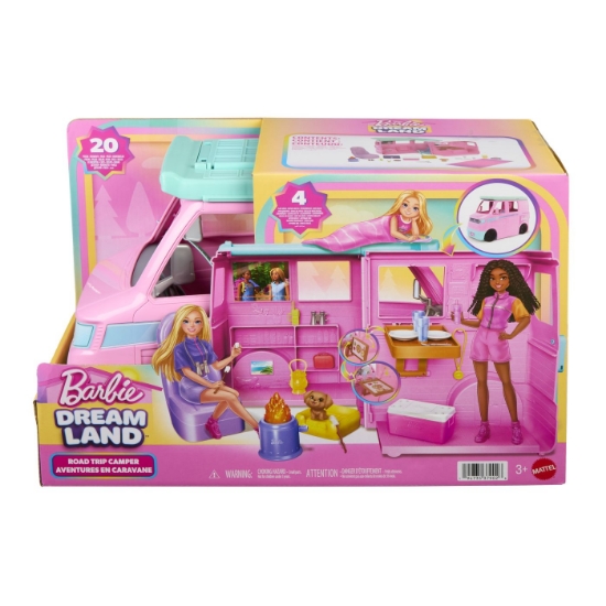 Imagine BARBIE DREAM LAND SET RULOTA CU ACCESORII
