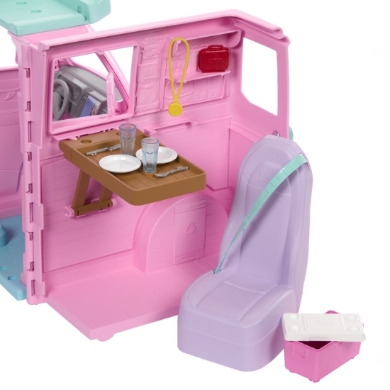 Imagine BARBIE DREAM LAND SET RULOTA CU ACCESORII