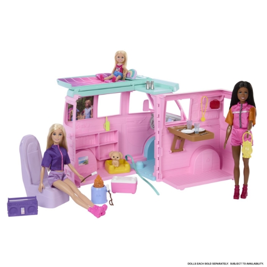 Imagine BARBIE DREAM LAND SET RULOTA CU ACCESORII