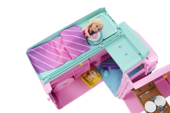 Imagine BARBIE DREAM LAND SET RULOTA CU ACCESORII