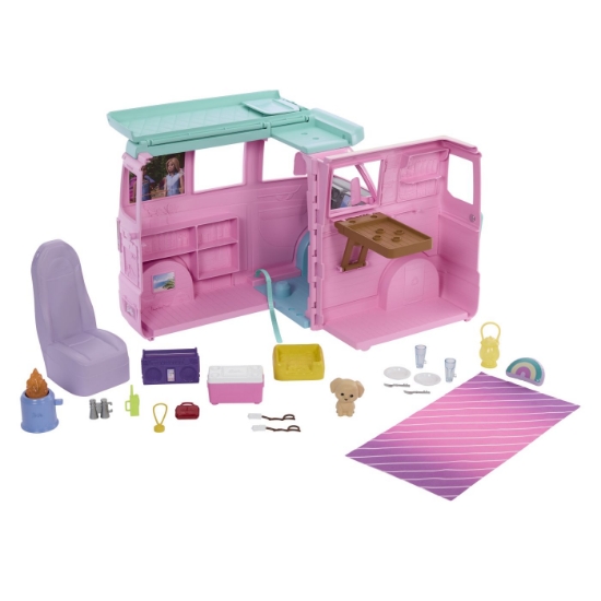 Imagine BARBIE DREAM LAND SET RULOTA CU ACCESORII