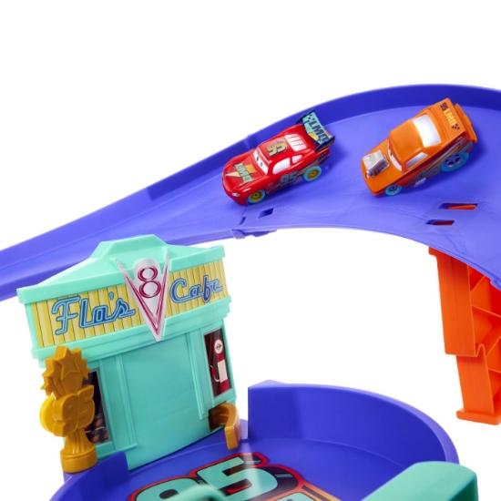 Imagine CARS PISTA DE CURSE CELEBRATION RACEWAY FULGER MCQUEEN CU 1 MASINUTA INCLUSA
