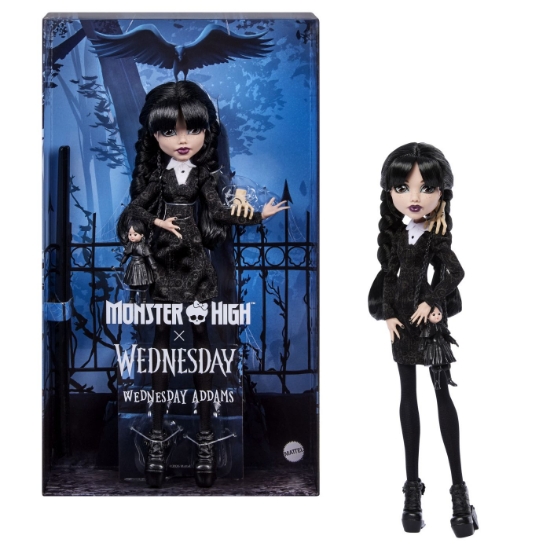 Imagine MONSTER HIGH WEDNESDAY PAPUSA WEDNESDAY CU ACCESORII