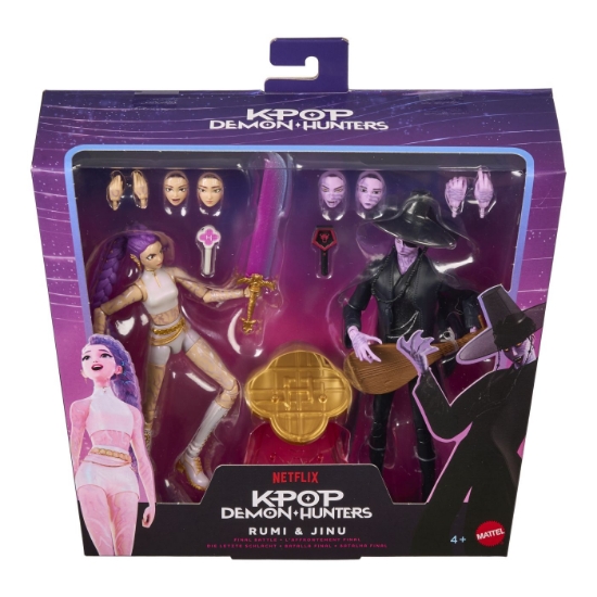 Imagine K POP VANATORI DE DEMONI SET 2 FIGURINE RUMI SI JINU CU ACCESORII
