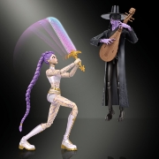 Imagine K POP VANATORI DE DEMONI SET 2 FIGURINE RUMI SI JINU CU ACCESORII
