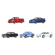 Imagine HOT WHEELS PREMIUM FAST AND FURIOUS SET 5 MASINUTE METALICE SCARA 1 LA 64