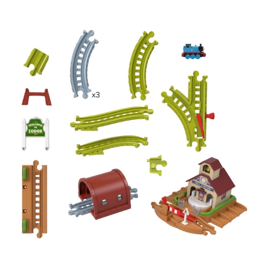 Imagine THOMAS SI PRIETENII SET DE JOACA GARA CU ACCESORII