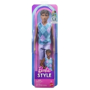 Imagine BARBIE PAPUSA BAIAT FASHIONISTAS CU PAR AFRO