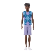 Imagine BARBIE PAPUSA BAIAT FASHIONISTAS CU PAR AFRO