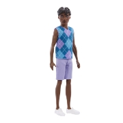 Imagine BARBIE PAPUSA BAIAT FASHIONISTAS CU PAR AFRO