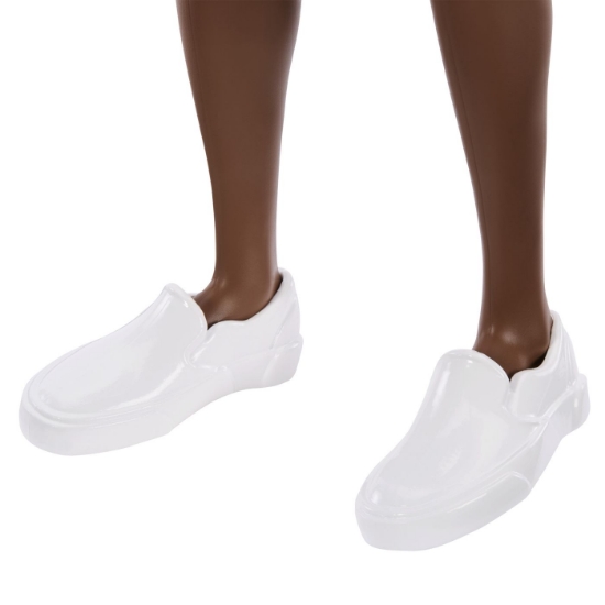 Imagine BARBIE PAPUSA BAIAT FASHIONISTAS CU PAR AFRO