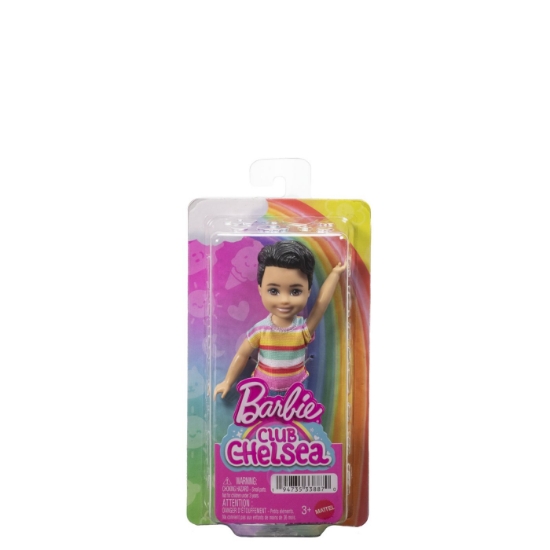Imagine BARBIE PAPUSA CHELSEA BAIAT BRUNET CU OCHI CAPRUI