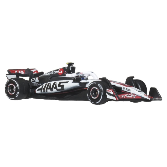 Imagine HOT WHEELS PREMIUM REAL RIDERS FORMULA 1 2024 MASINUTA METALICA MONEYGRAM HAAS F1 TEAM SCARA 1 LA 64