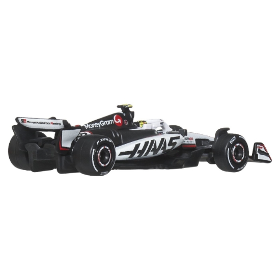 Imagine HOT WHEELS PREMIUM REAL RIDERS FORMULA 1 2024 MASINUTA METALICA MONEYGRAM HAAS F1 TEAM SCARA 1 LA 64