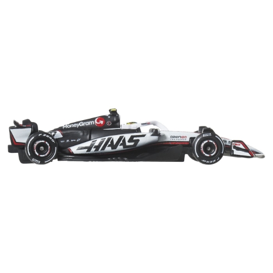 Imagine HOT WHEELS PREMIUM REAL RIDERS FORMULA 1 2024 MASINUTA METALICA MONEYGRAM HAAS F1 TEAM SCARA 1 LA 64