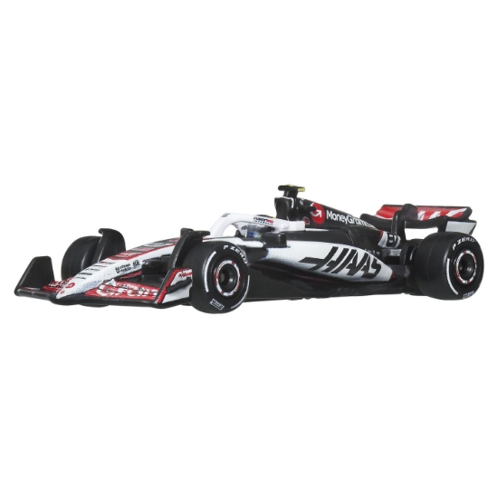 Imagine HOT WHEELS PREMIUM REAL RIDERS FORMULA 1 2024 MASINUTA METALICA MONEYGRAM HAAS F1 TEAM SCARA 1 LA 64