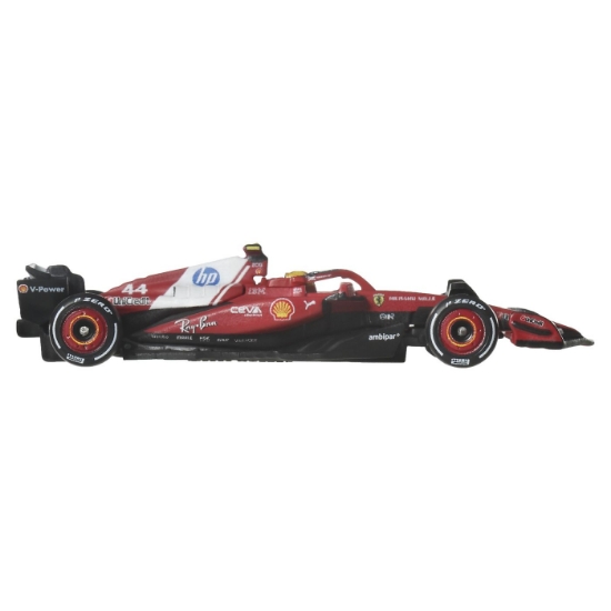 Imagine HOT WHEELS PREMIUM REAL RIDERS FORMULA 1 2024 MASINUTA METALICA SCUDERIA FERRARI HP SCARA 1 LA 64
