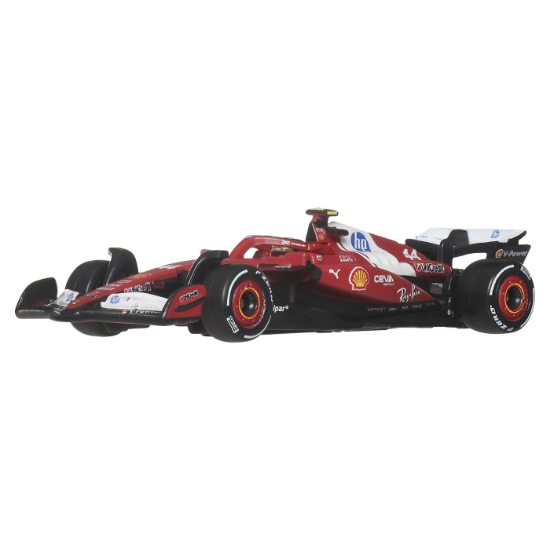 Imagine HOT WHEELS PREMIUM REAL RIDERS FORMULA 1 2024 MASINUTA METALICA SCUDERIA FERRARI HP SCARA 1 LA 64