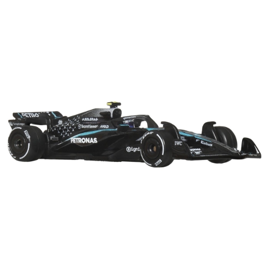 Imagine HOT WHEELS PREMIUM REAL RIDERS FORMULA 1 2024 MASINUTA METALICA MERCEDES AMG PETRONAS FORMULA ONE TEAM SCARA 1 LA 64