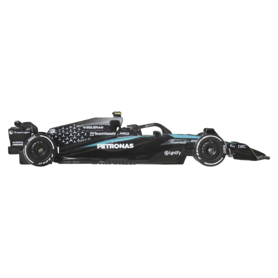 Imagine HOT WHEELS PREMIUM REAL RIDERS FORMULA 1 2024 MASINUTA METALICA MERCEDES AMG PETRONAS FORMULA ONE TEAM SCARA 1 LA 64