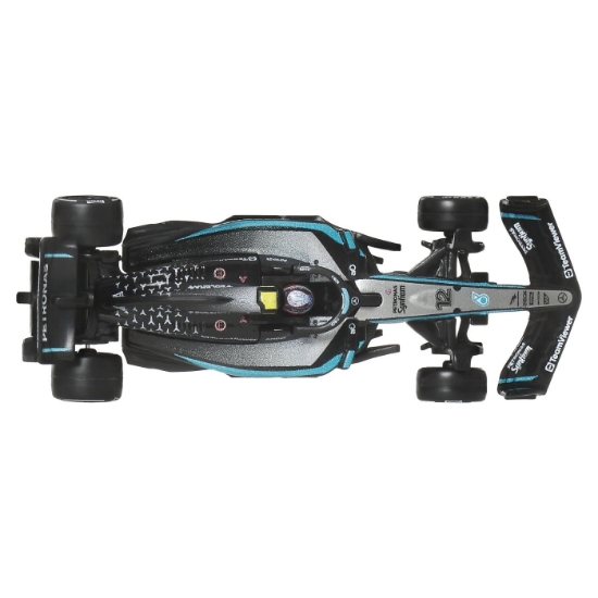 Imagine HOT WHEELS PREMIUM REAL RIDERS FORMULA 1 2024 MASINUTA METALICA MERCEDES AMG PETRONAS FORMULA ONE TEAM SCARA 1 LA 64