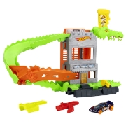 Imagine HOT WHEELS CITY PISTA INAMICILOR ATACUL CROC PIZZA