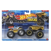 Imagine HOT WHEELS MONSTER TRUCK SET 2 MASINI HAUL YALL SI TOO SCOOL  SCARA 1 LA 64